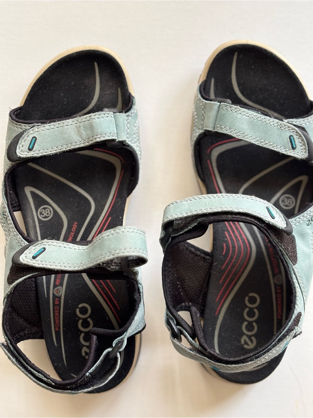 Ecco Women’s Mint Green Open-Toe Sport Sandals